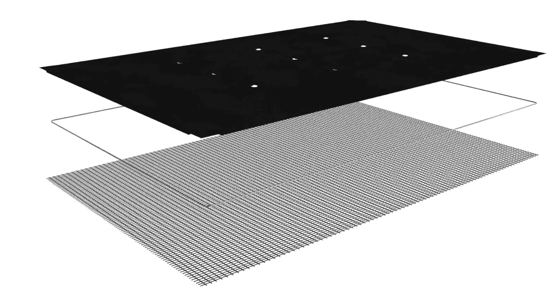 How the MuckMat is put together with the three major layers