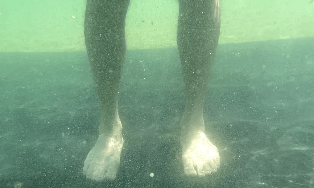 MuckMat creates a stable bottom to stand on